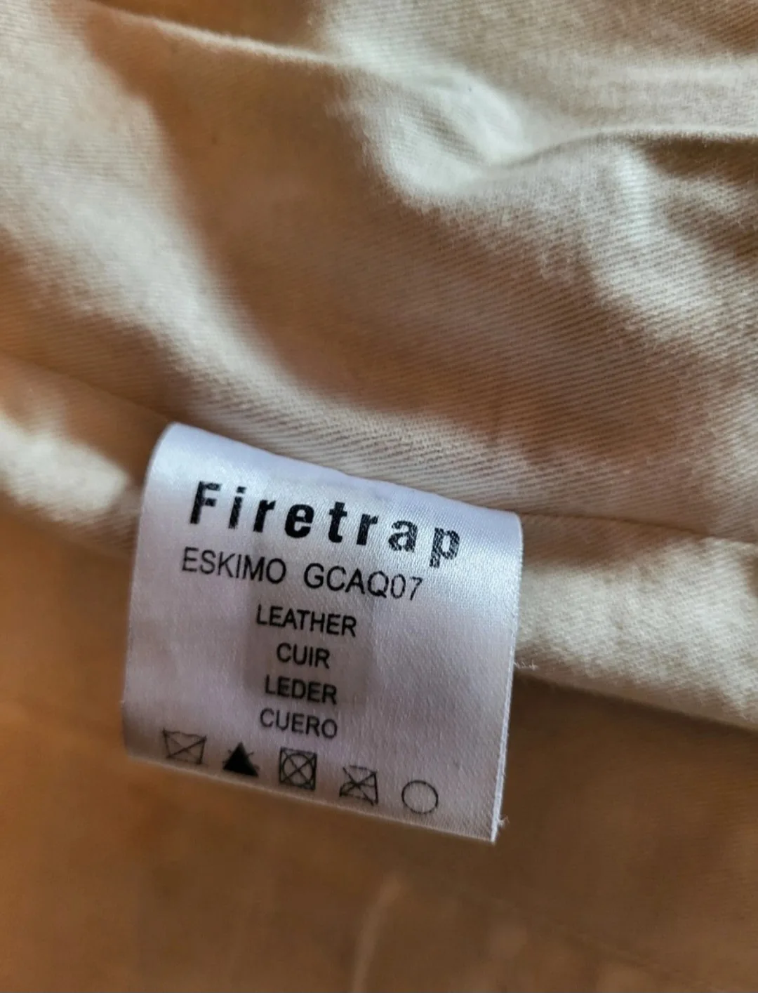 ❣️ Genuine Leather Jacket Black Firetrap London - Size XS image indicator(8)