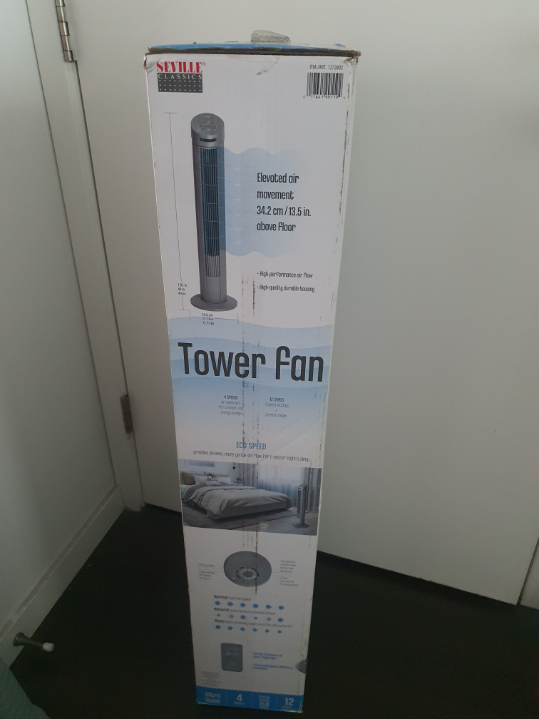 Seville Classics UltraSlimline Tower Fan - photo 4