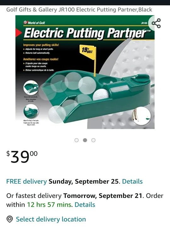 Electric Putting Partner Golf Trainer image indicator(4)