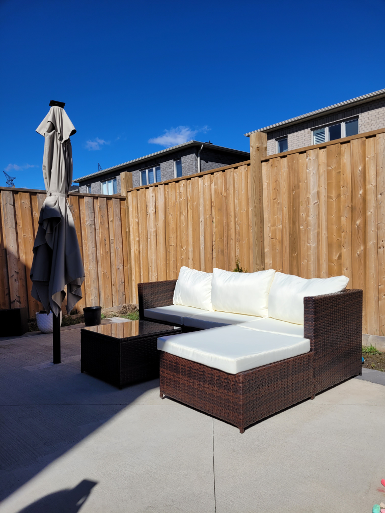 Outdoor Wicker Sectional Sofa Set with Table warehouse sale - photo 3