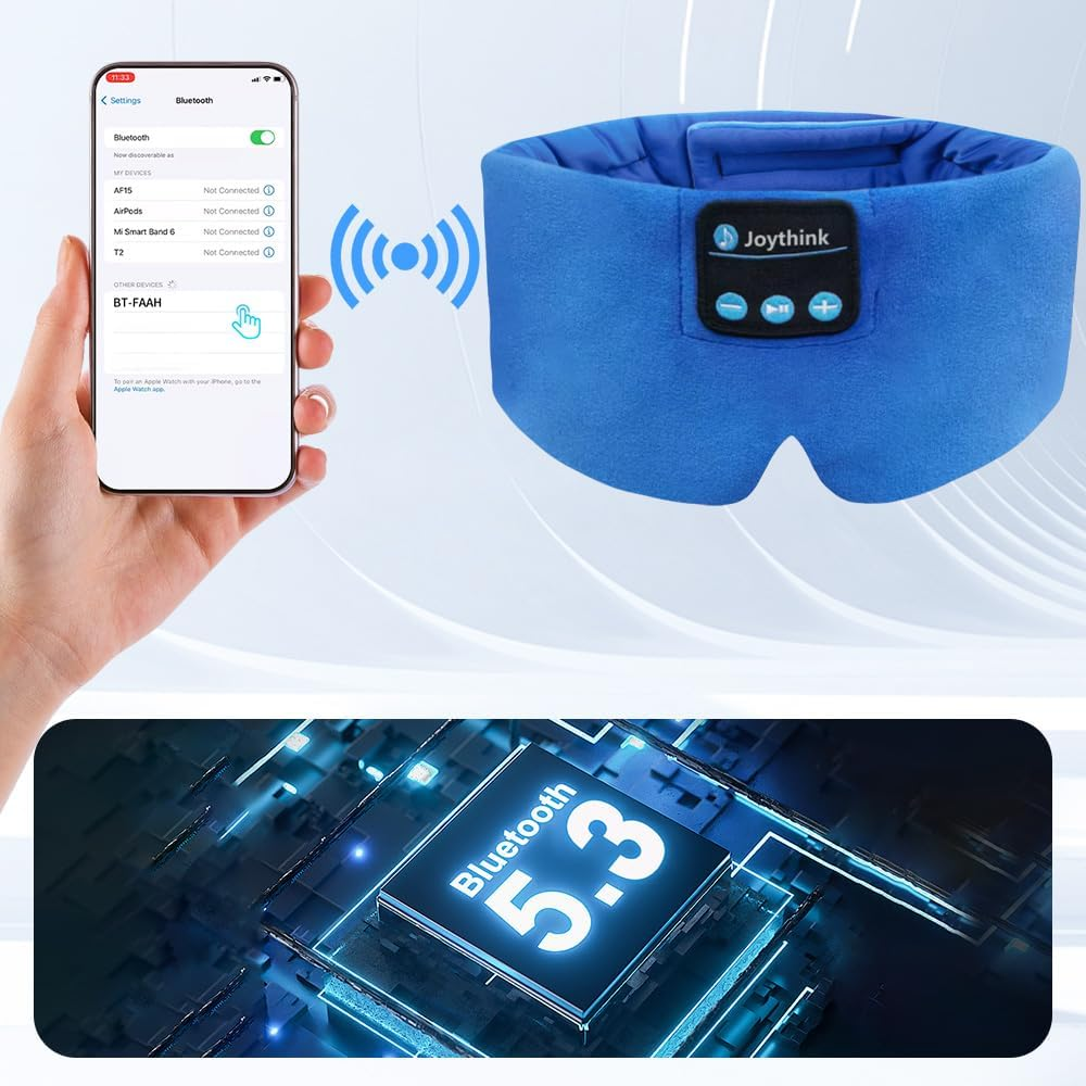 Joythink Bluetooth Sleep Mask - Blue - photo 3