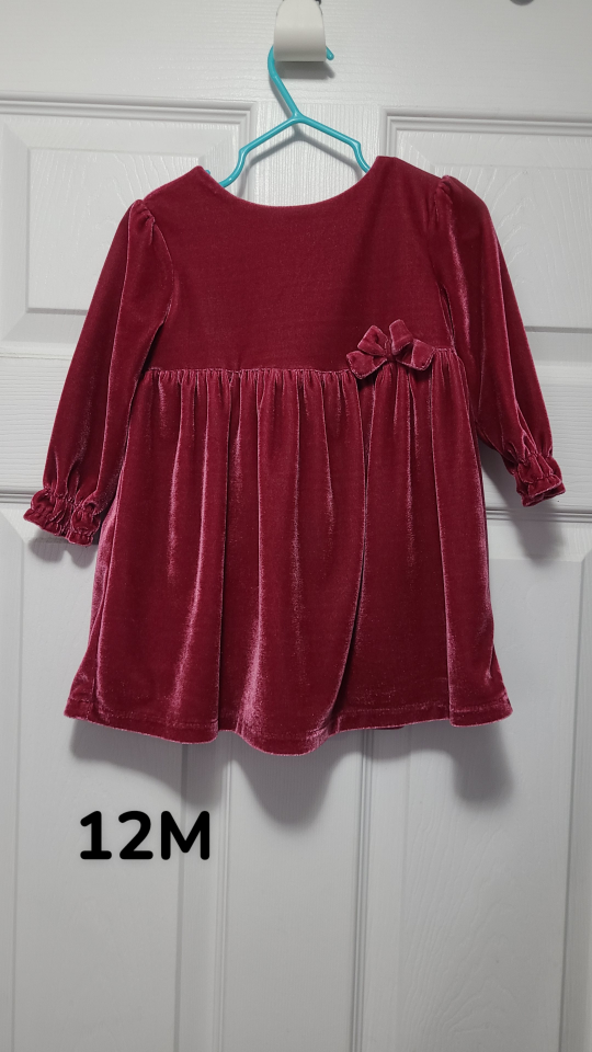 Velvet Dress - 12M