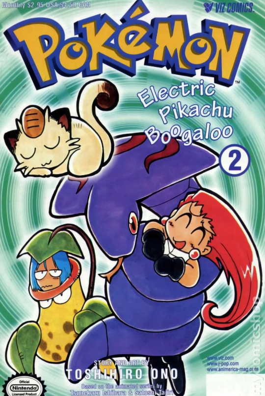 Pokemon Comics 1-4 The Electric Tale of Pikachu Nintendo 1998 - photo 3