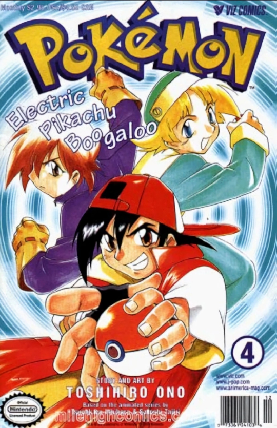 Pokemon Comics 1-4 The Electric Tale of Pikachu Nintendo 1998 - photo 5