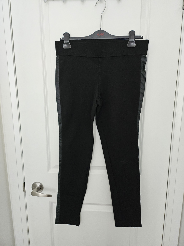 Ralph Lauren Leggings with Faux Leather Detail