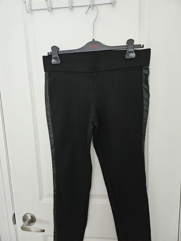 Ralph Lauren Leggings with Faux Leather Detail image indicator(2)