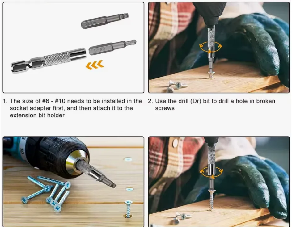 Fine Finish Screw Extractor Set image indicator(4)