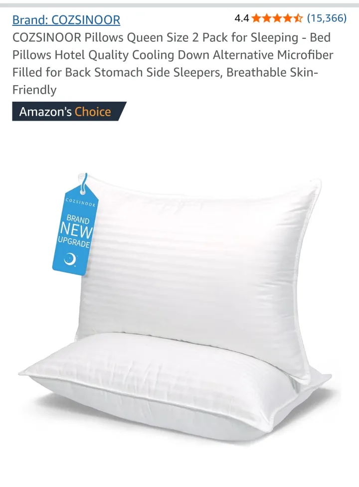 Cozy Pillow - Queen Size thumbnail