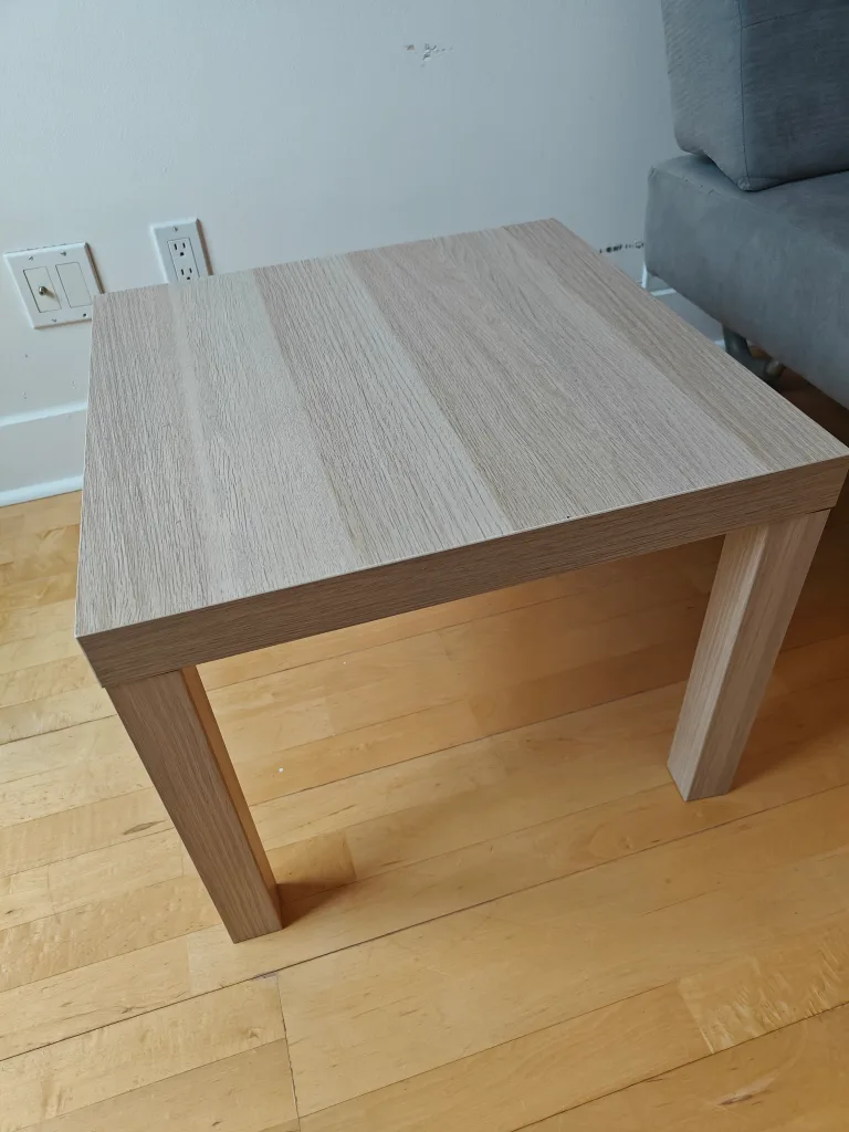 IKEA Light Wood Small Square Coffee Table image indicator(3)