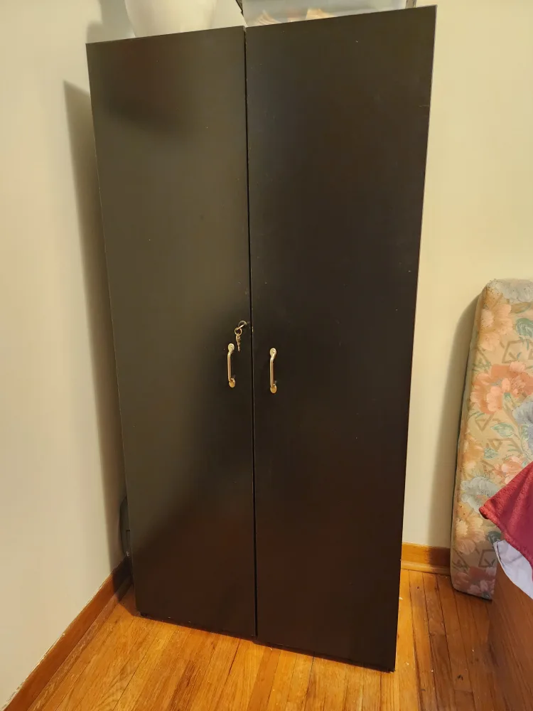 Black Storage Cabinet thumbnail