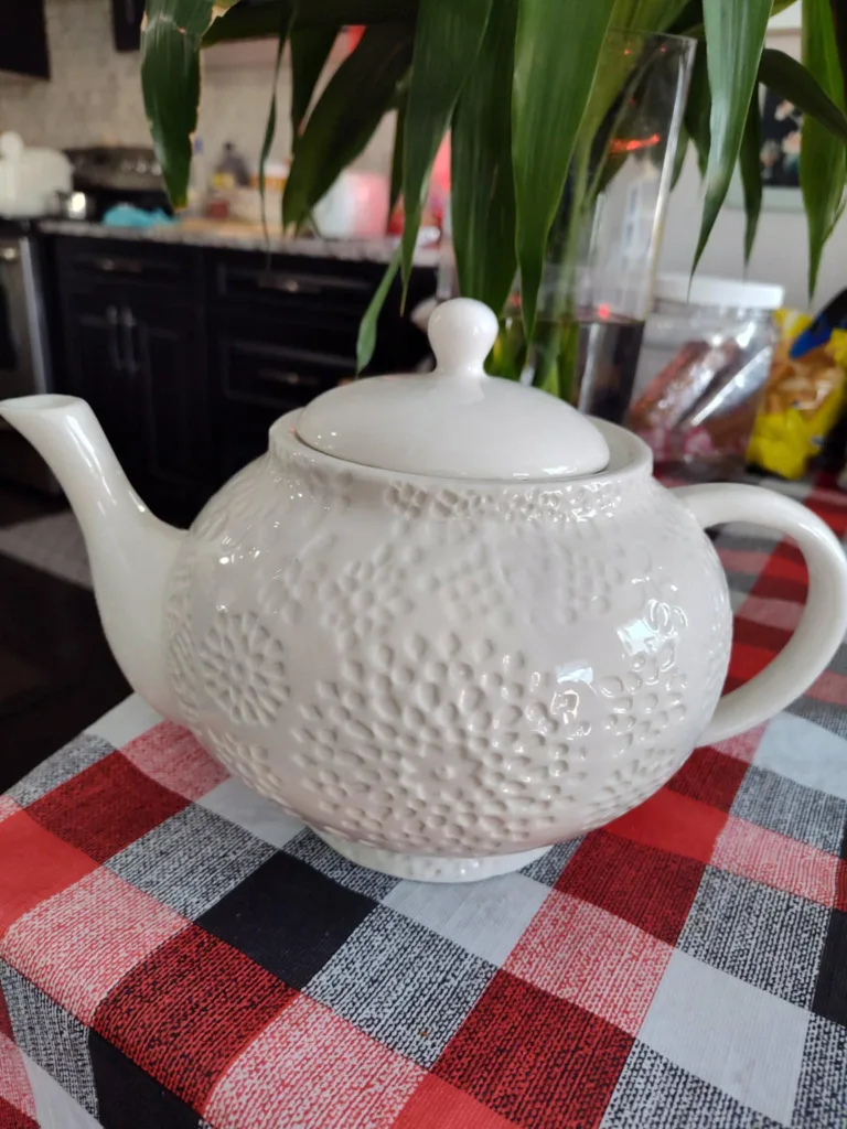 White Ceramic Teapot thumbnail
