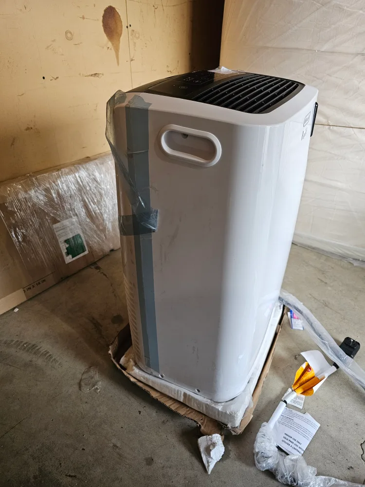 White DeLonghi Penguin Portable Air Conditioner image indicator(3)