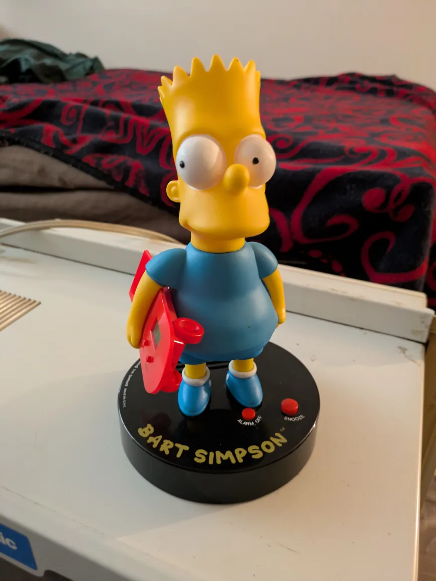 Bart Simpson Skateboard Alarm Clock thumbnail