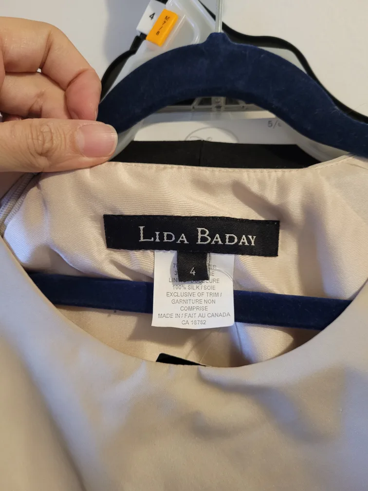 Lida Baday Asymmetric Shift Dress - Size 4 thumbnail