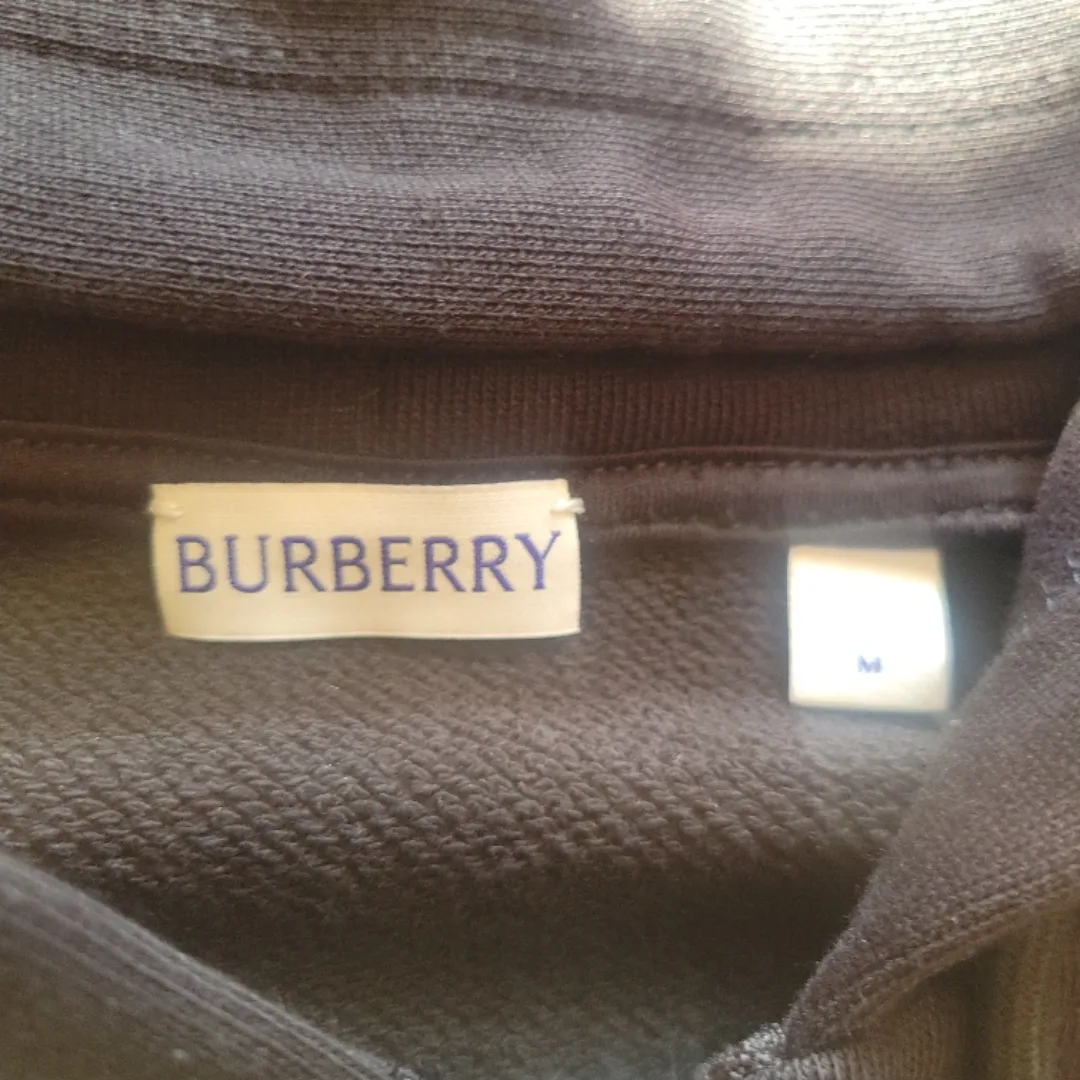 Burberry Black Zip-Up Hoodie image indicator(4)
