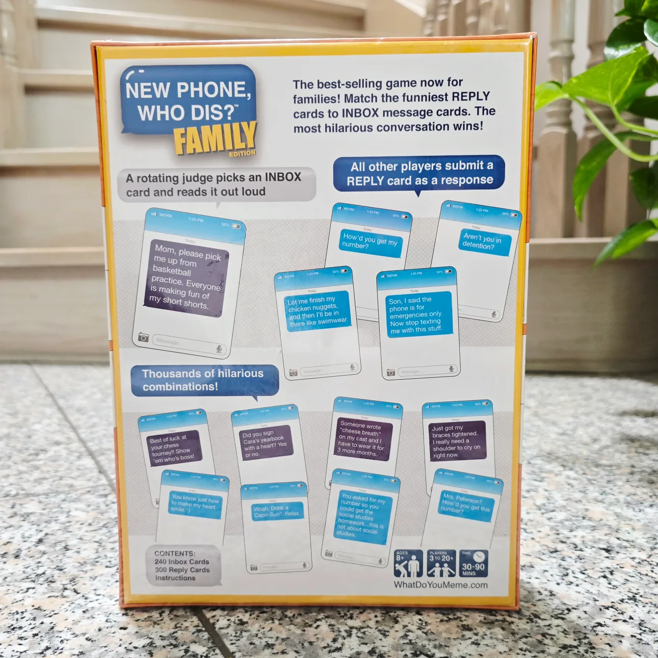 New phone who dis family edition board game NEW image indicator(2)