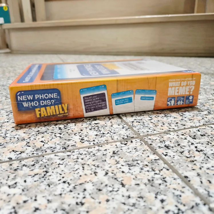 New phone who dis family edition board game NEW image indicator(3)