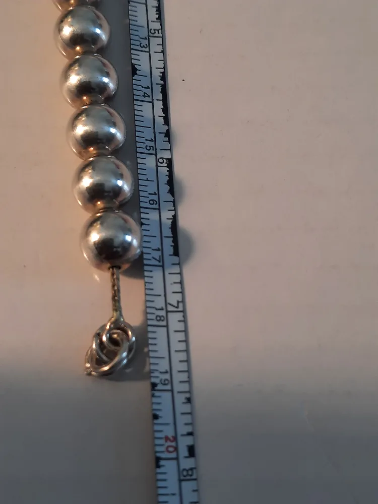 Sterling Silver Bead Bracelet image indicator(3)