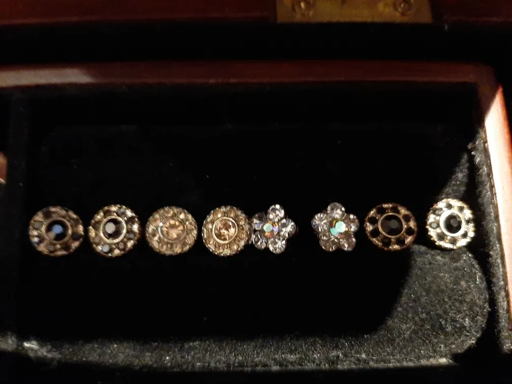 Bunch of Stud Earrings - $1 each pair image indicator(3)