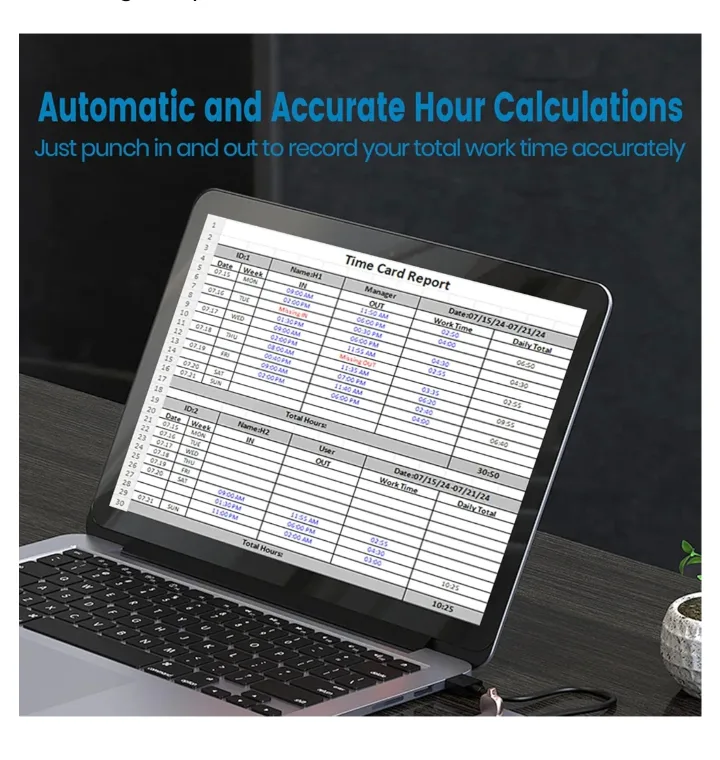 Hap/Attend Fingerprint Employee Time Clock image indicator(4)