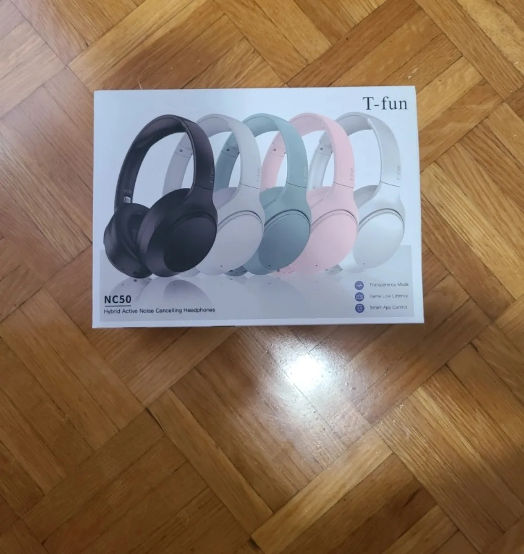 Hybrid Active Noise Cancelling Headphones (pink) image indicator(4)