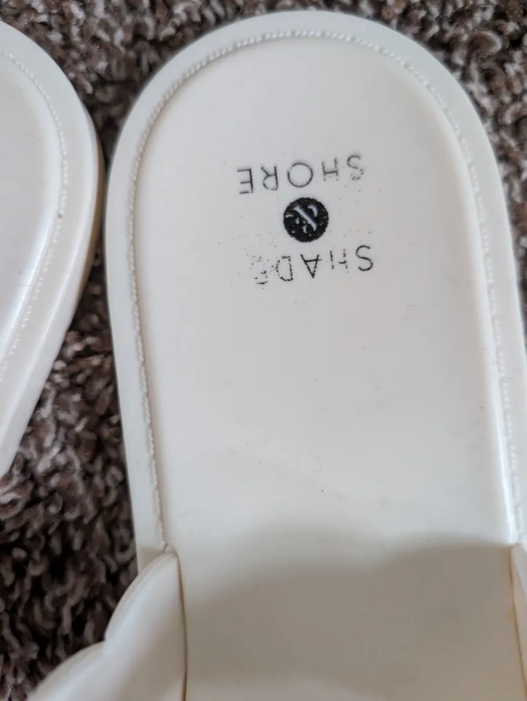 Shade & Shore White Braided Sandals - Size 9 image indicator(3)