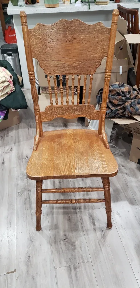 Wooden Chair x 2 💚 thumbnail