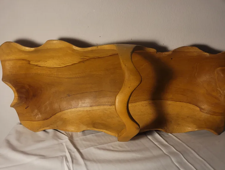 Wooden Serving Tray with Handle image indicator(5)