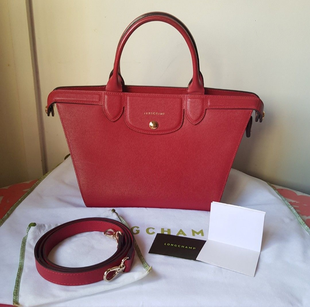 Authentic Longchamp Heritage 2-Way Bag