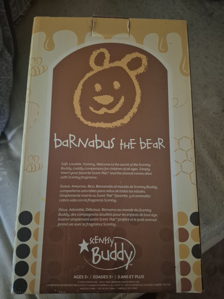 Scentsy Buddy Barnabus the Bear 💚 - photo 2