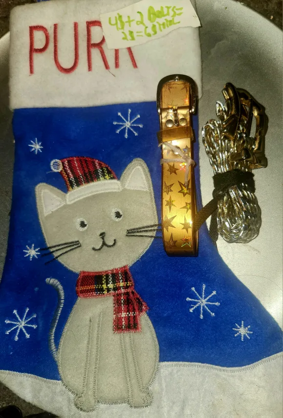 Purr-Fect Christmas Stocking & Belt Set thumbnail