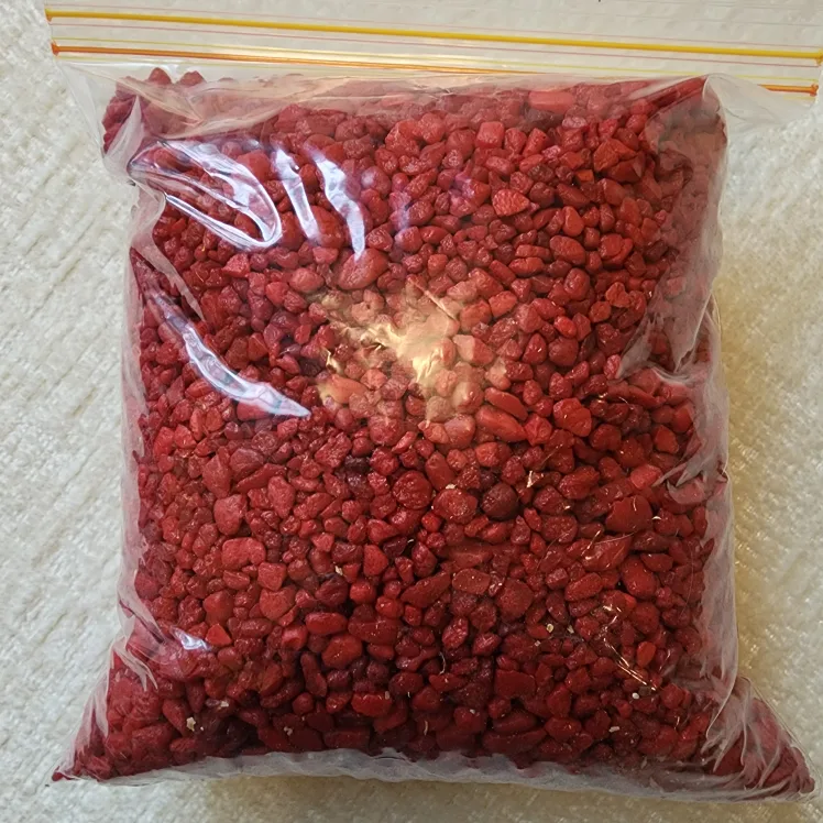 Fish Tank Gravel / Red Decorative Stones thumbnail