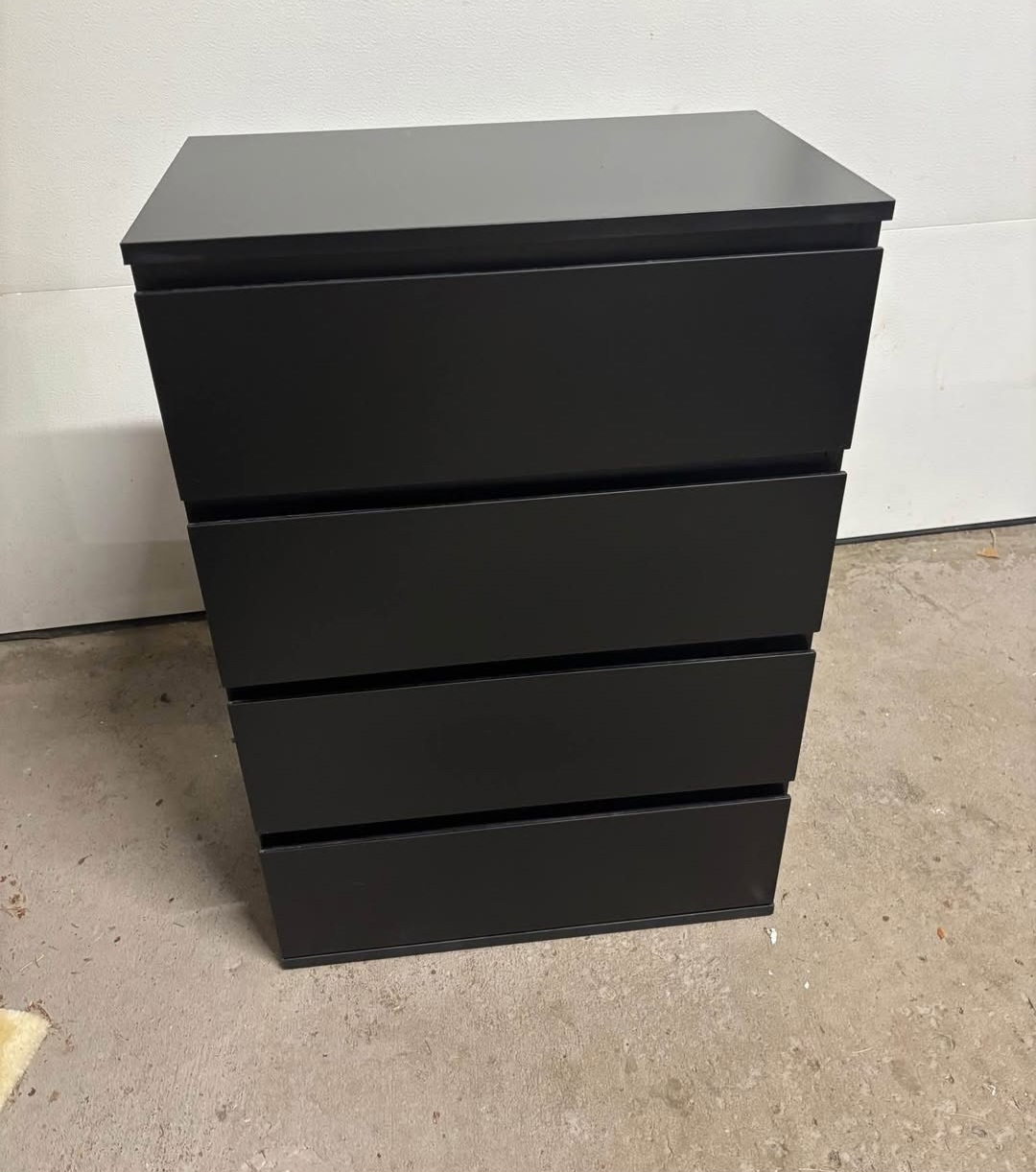 Black 4-Drawer Dresser - photo 4