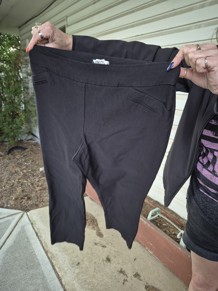 Black Cropped Pants