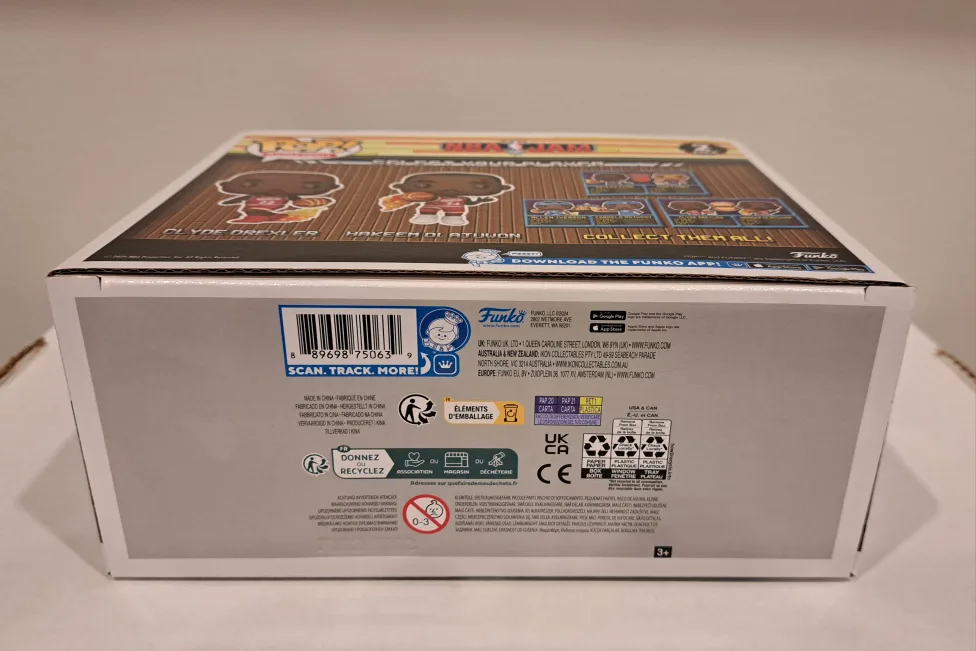 🏀🕹 Clyde Drexler and Hakeem Olajuwon (2 Pack) Funko Pop! image indicator(5)