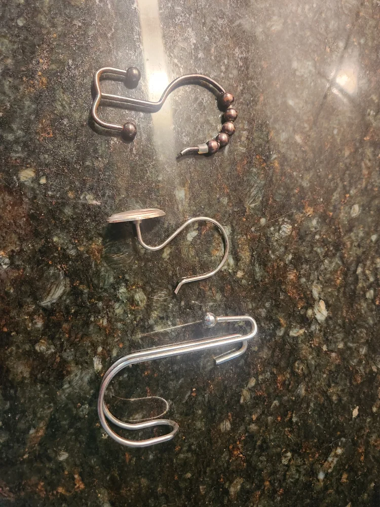 #freestyle Shower Curtain Hooks - Set of 12 image indicator(2)