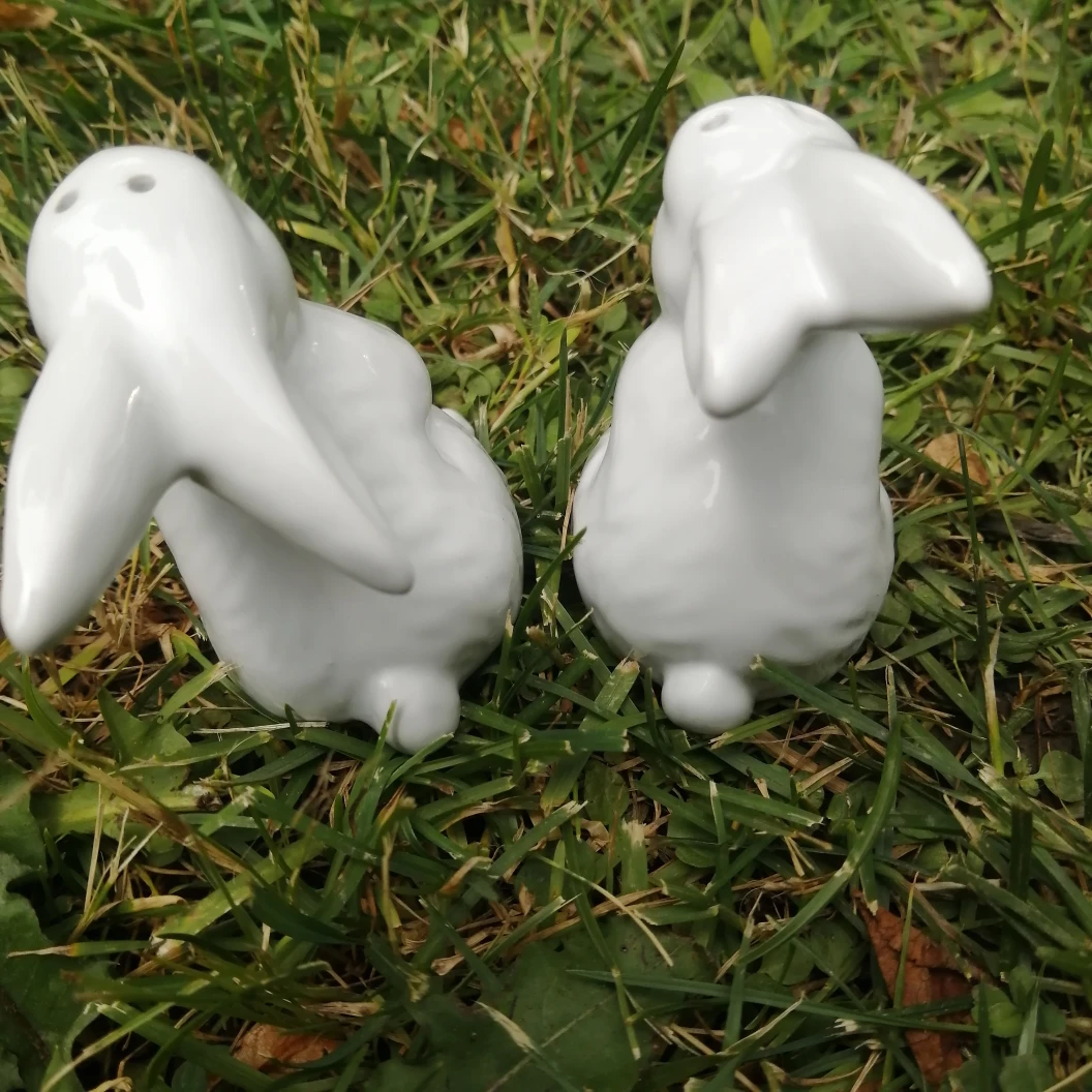 Ceramic Bunny Salt & Pepper Shakers - photo 2