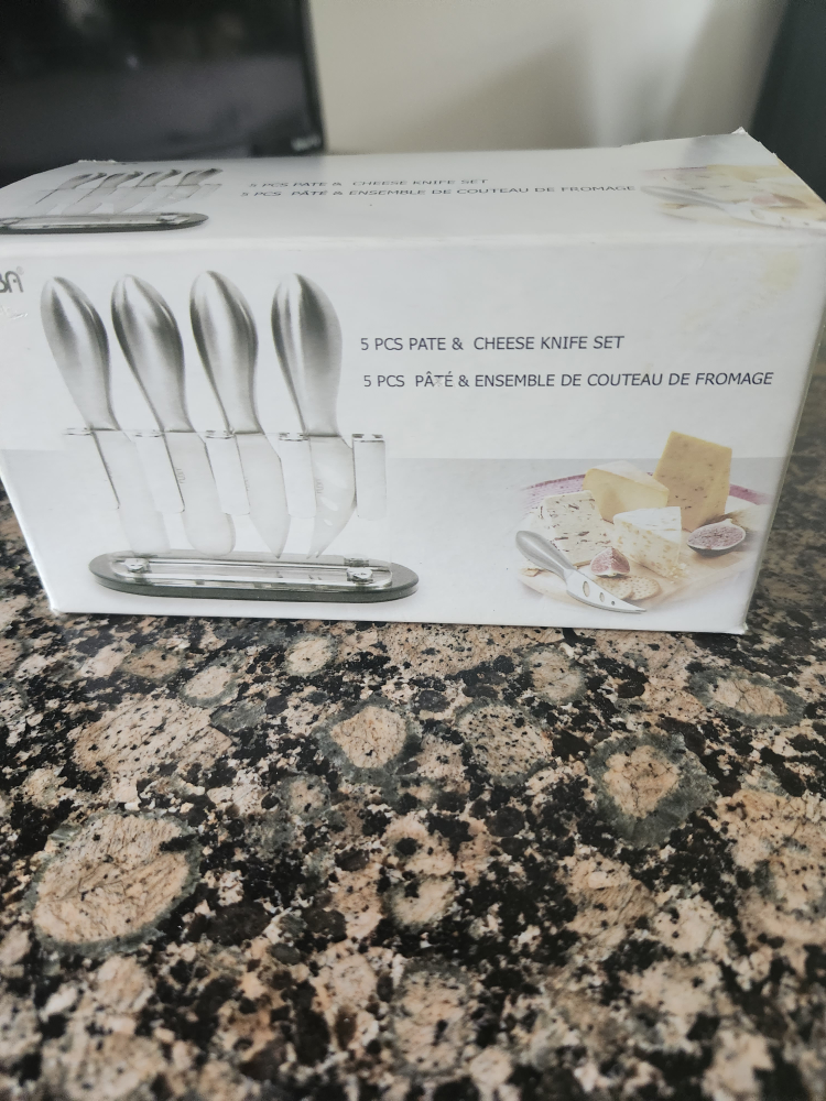 5 Piece Pate & Cheese Knife Set