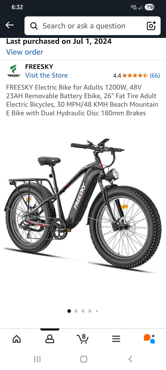 FREESKY Electric Mountain Bike - Black, 26 inch - photo 3