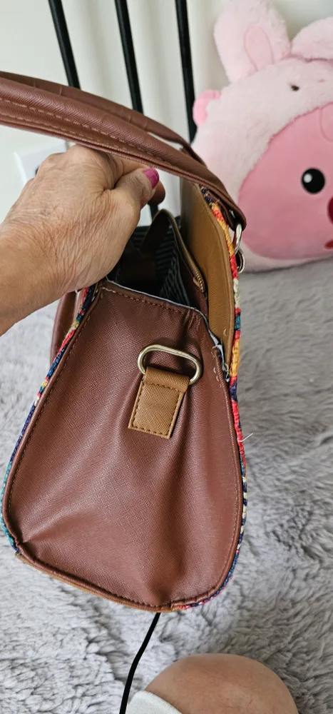 Amayra Patterned Satchel Handbag image indicator(6)