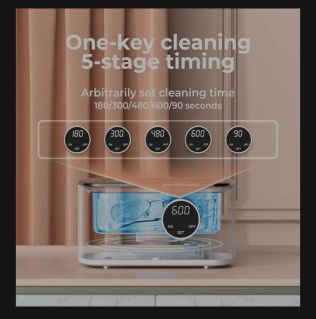 Ultrasonic Cleaner (jewelry, glasses, etc) image indicator(4)