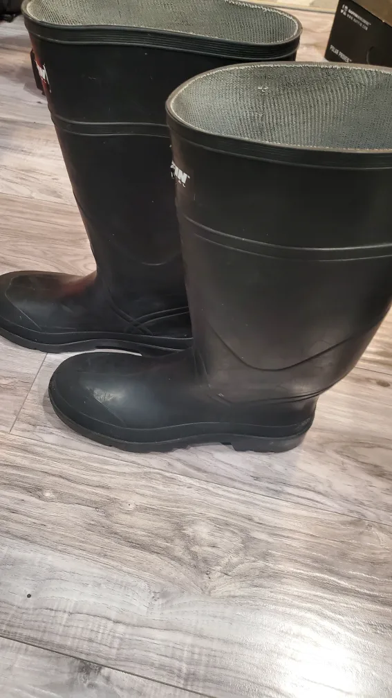 BAFFIN  Black Steel Toe Rubber Safety Boots - Size 10 image indicator(3)