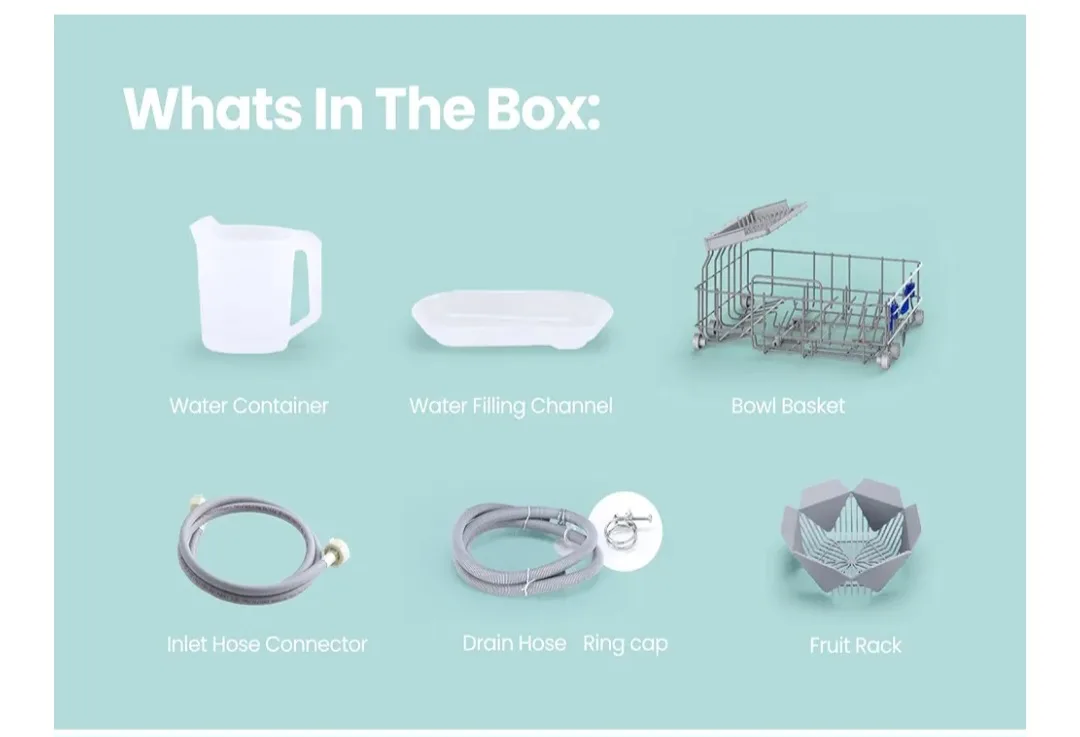Comfee Compact Dishwasher image indicator(3)