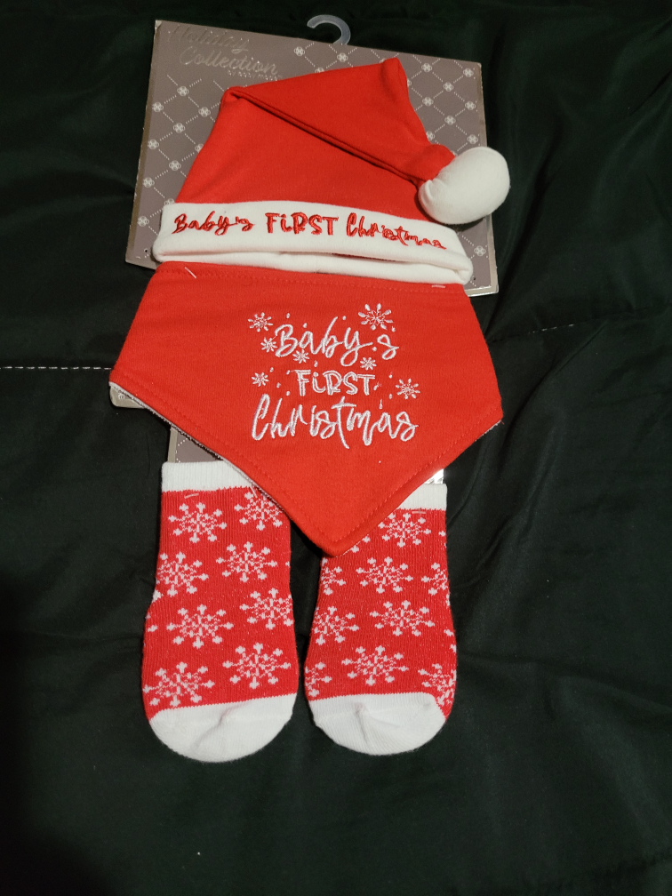 Baby's First Christmas Set - Brand New!