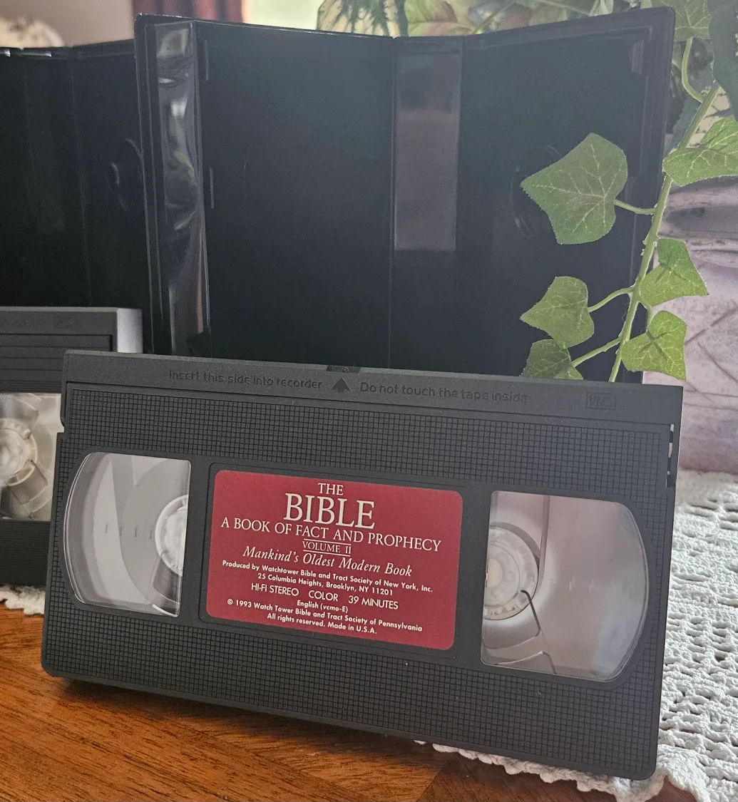 Two-volume VHS set:"The Bible: A Book of Fact and Prophecy" image indicator(8)