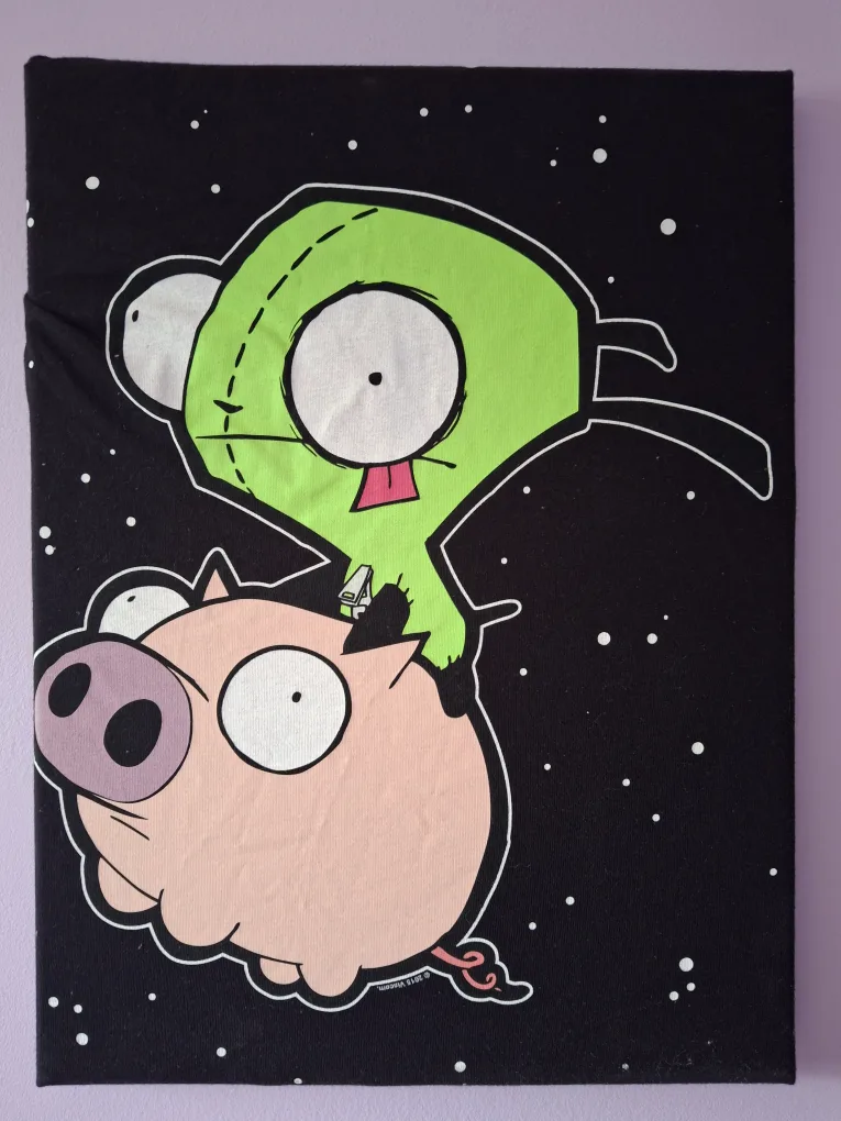 Gir Piggy Canvas Art image indicator(2)