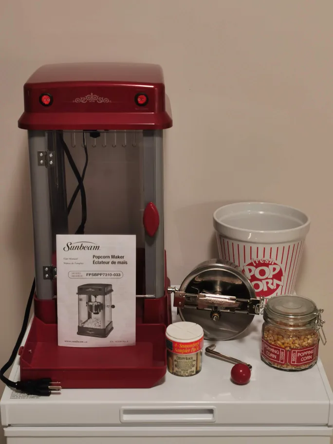 Sunbeam Popcorn Maker - Model FPSBPP7310-033 thumbnail