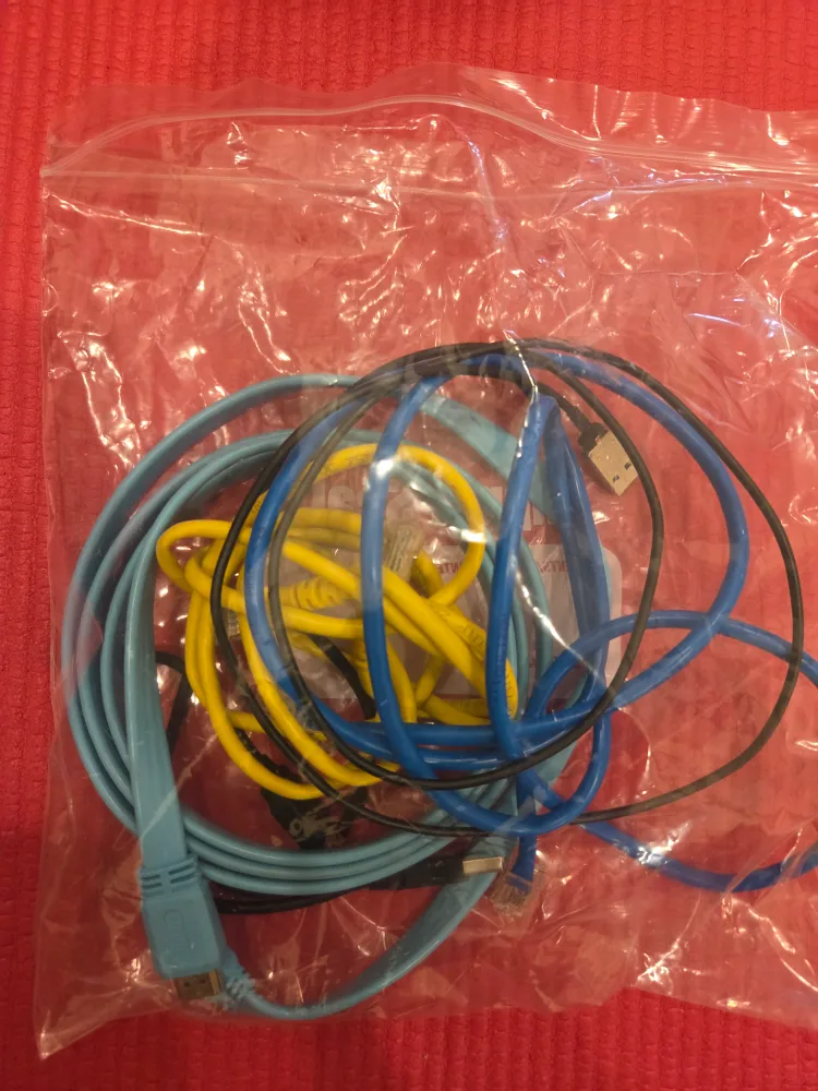Assorted Cables - HDMI, Ethernet, USB thumbnail