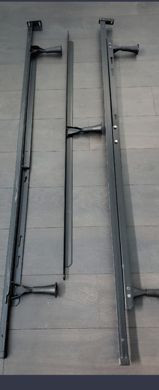 Metal Single Bed Frame Rails