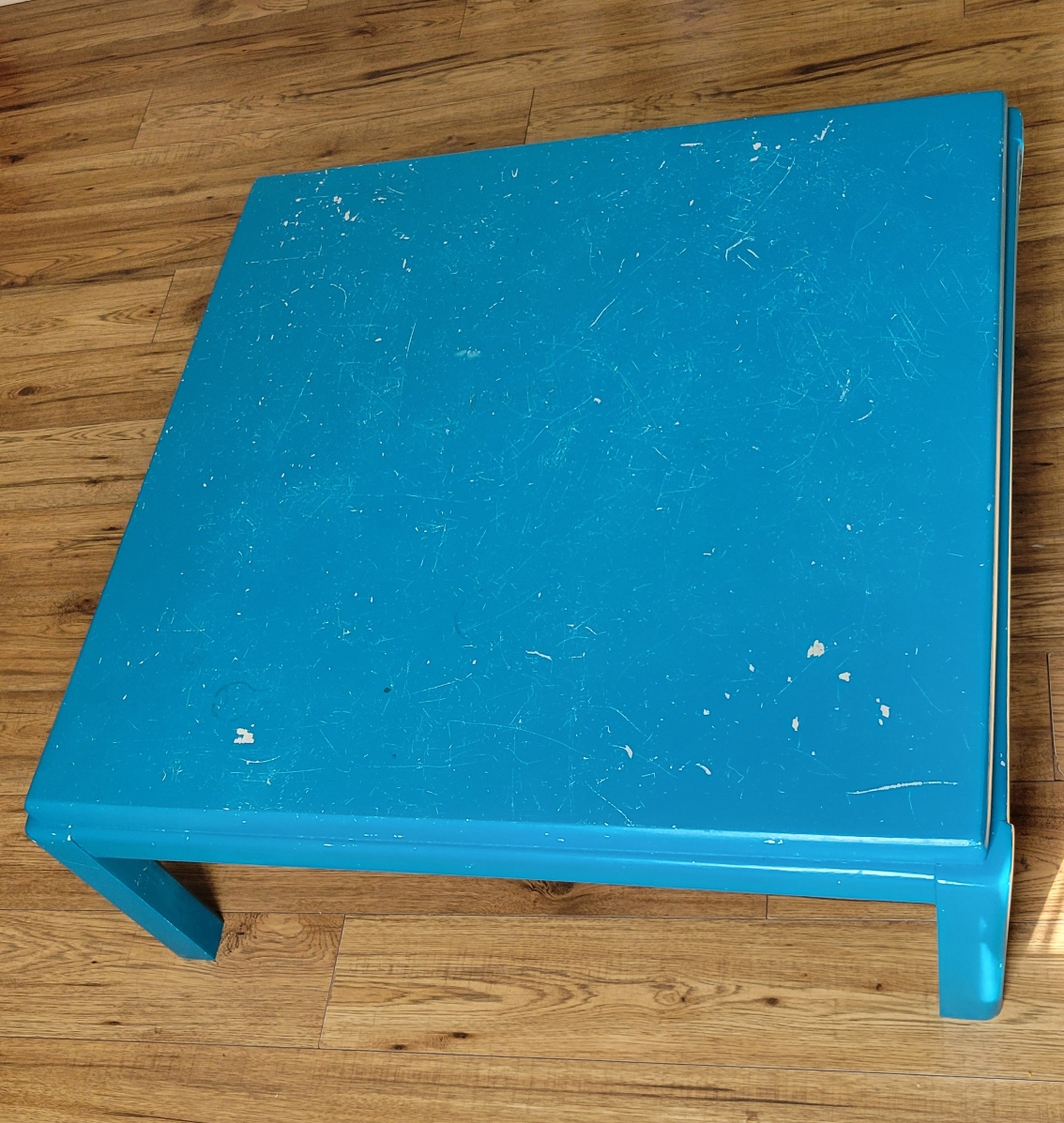 Blue Square Table💚🥕 - photo 2